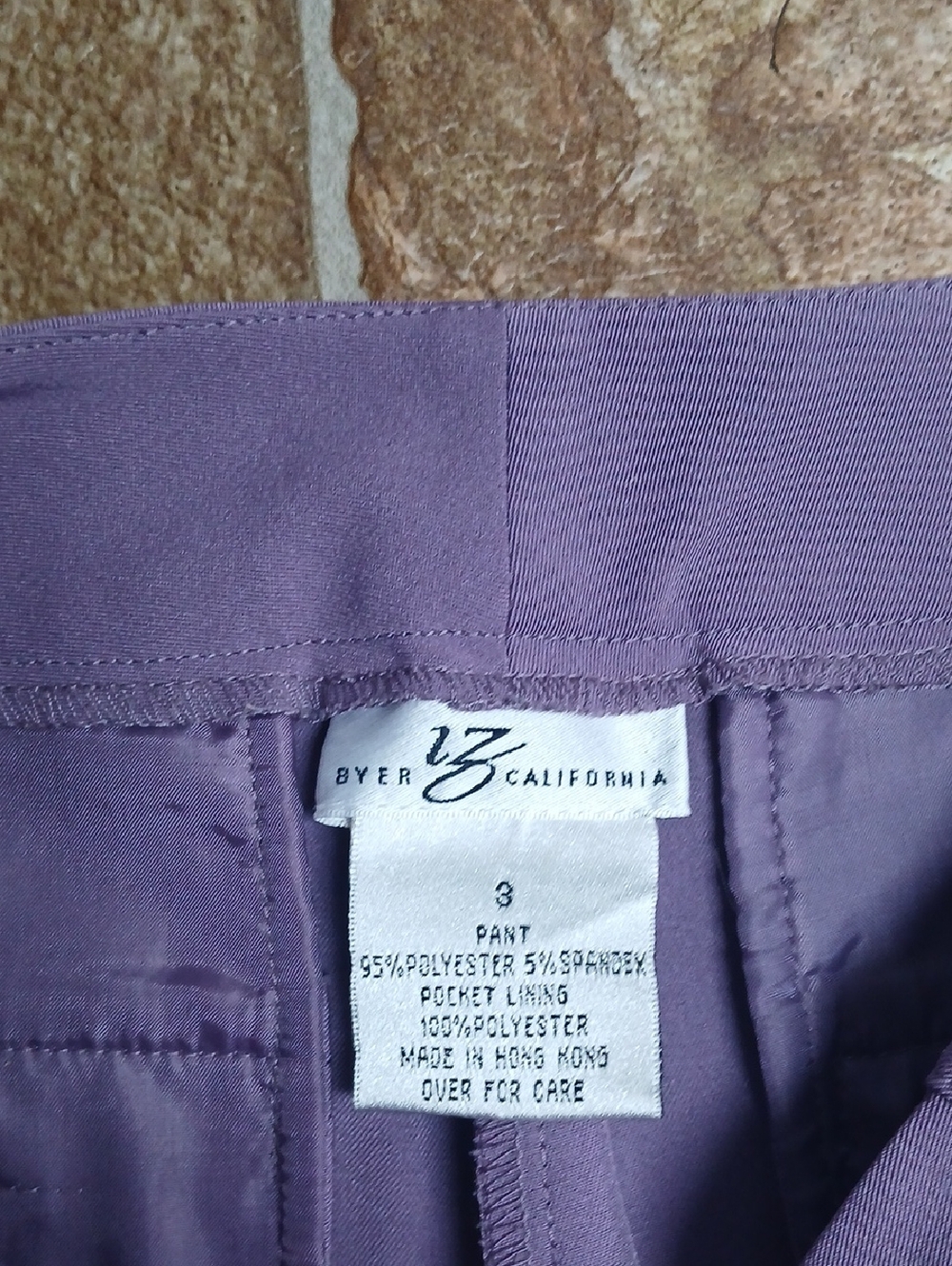 Byer California Lavender Boot Cut Dress Pants - Picture 3 of 4